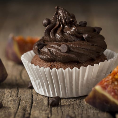 front-view-view-tasty-cupcake-with-chocolate